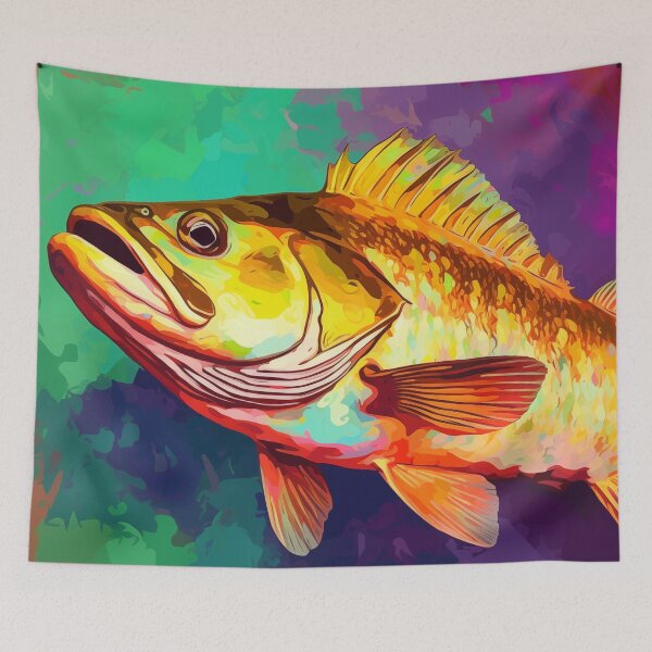 Item preview, Walleye Popart designed and sold by RedHandedOD.
