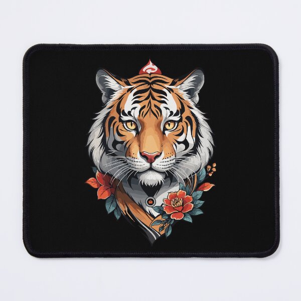Item preview, Tiger Serenety Japanese Tattoo Style designed and sold by JohnnyVillas.