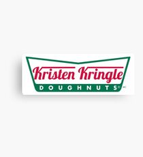 Kristen Kringle - Krispy Keme Logo Canvas Print