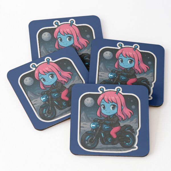 Item preview, Alien Biker Girl designed and sold by KageShop.