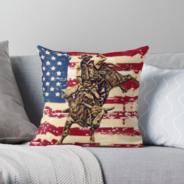 Flag throw outlet pillows