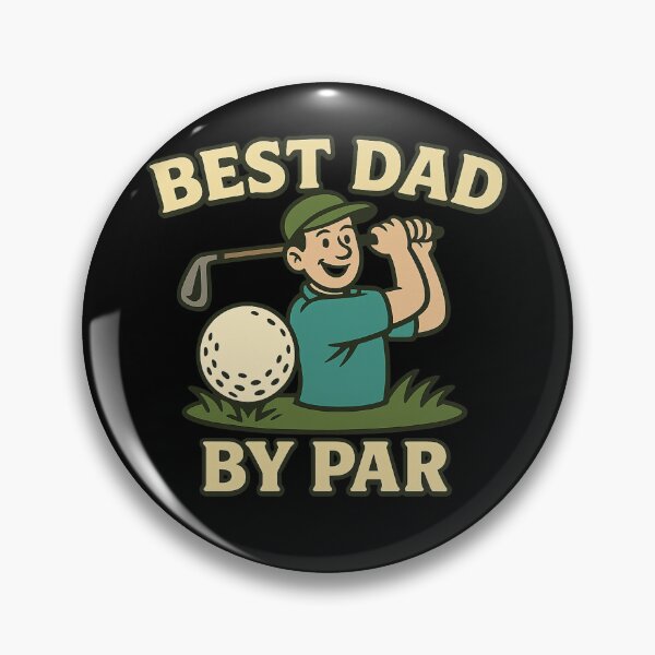 Item preview, Best Dad by Par Funny Golf Father's Gift designed and sold by TeesNtotes.