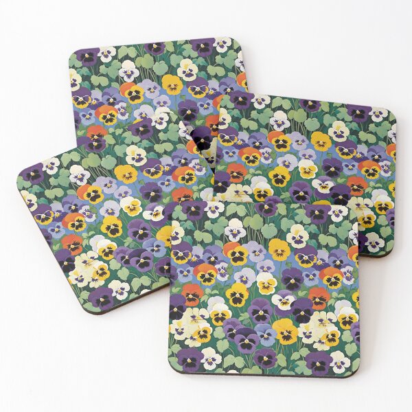 Item preview, Colorful Blooming Spring Pansies designed and sold by CarrollGene.