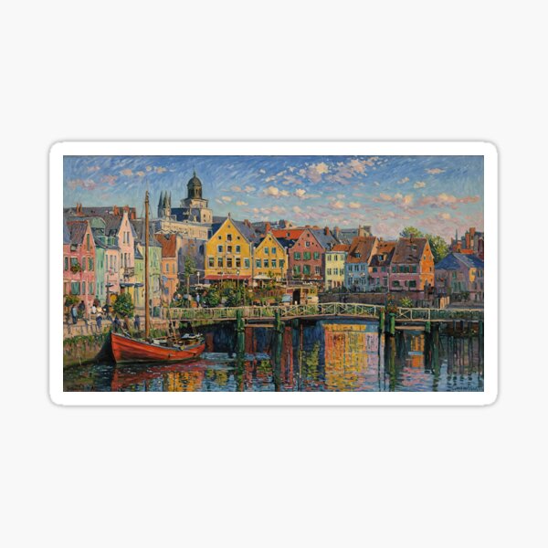 Item preview, Husum, harbor designed and sold by sid1802.