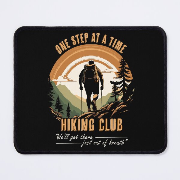 Item preview, One Step At A Time Hiking Club - Out of Breath - Slow Walkers designed and sold by LegsMiserable.