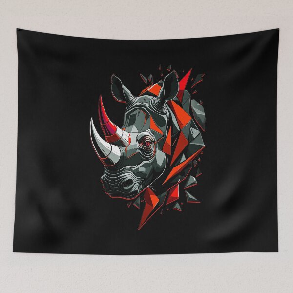 Item preview, Rhino Artwork - Red designed and sold by StefAnimal.