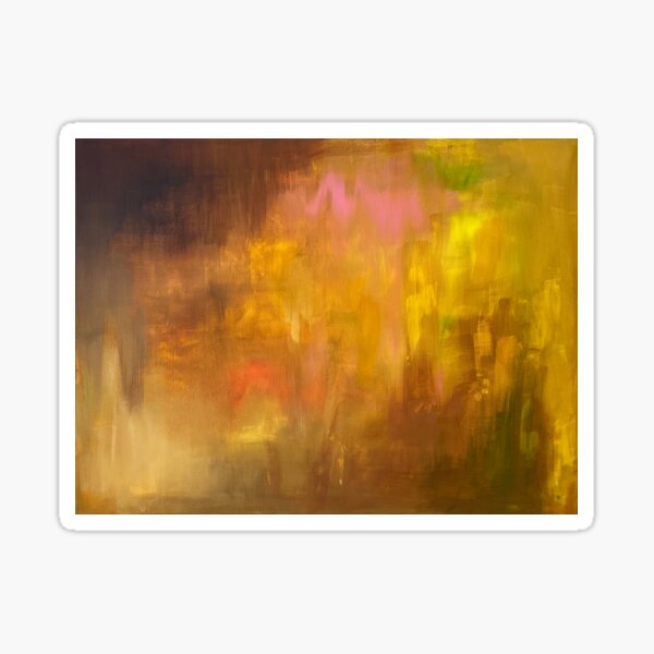 yellow is colourful Sticker
