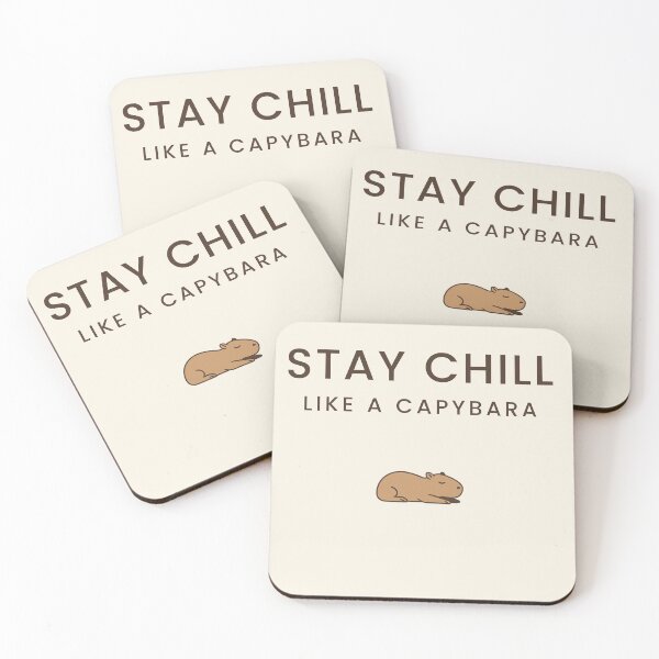 Item preview, Stay Chill Like a Capybara designed and sold by CapyMood.