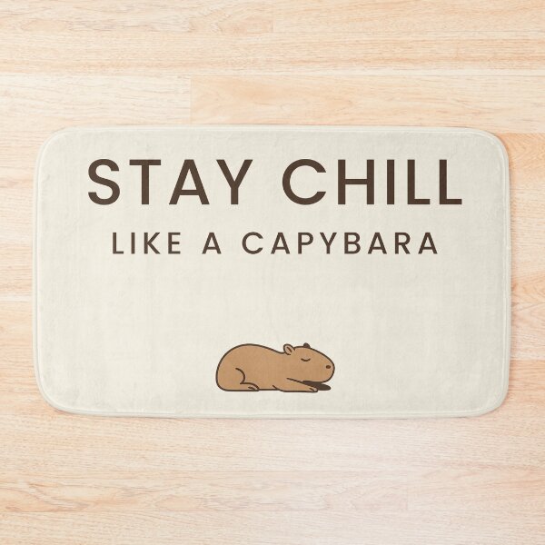 Item preview, Stay Chill Like a Capybara designed and sold by CapyMood.