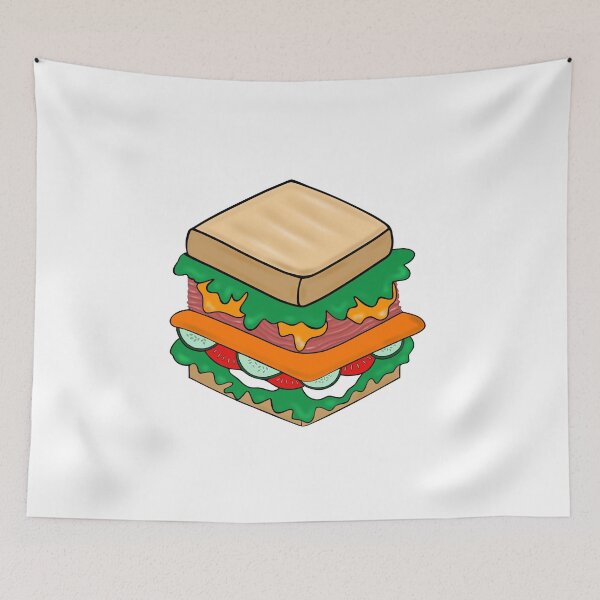 Item preview, Pastrami Deli Sandwich designed and sold by Sartoris Art.