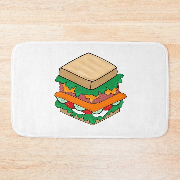 Item preview, Pastrami Deli Sandwich designed and sold by Sartoris Art.