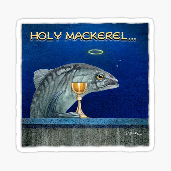 Item preview, holy mackerel... designed and sold by Will Bullas Studio.