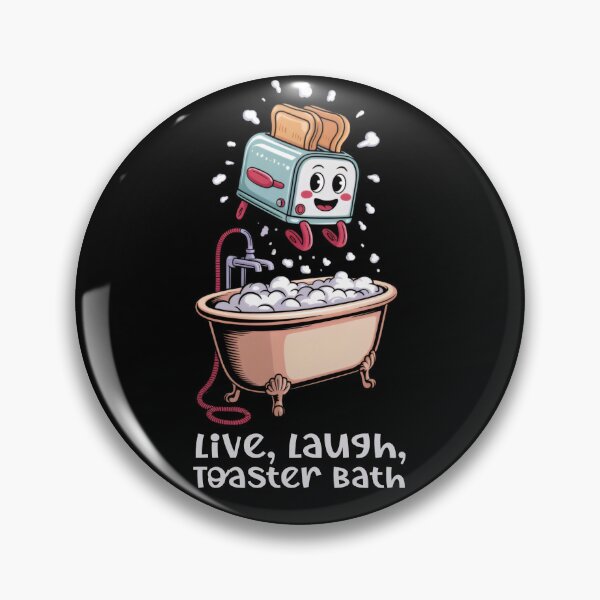 Item preview, Live Laugh Toaster Bath  designed and sold by ArtFromBeyond.