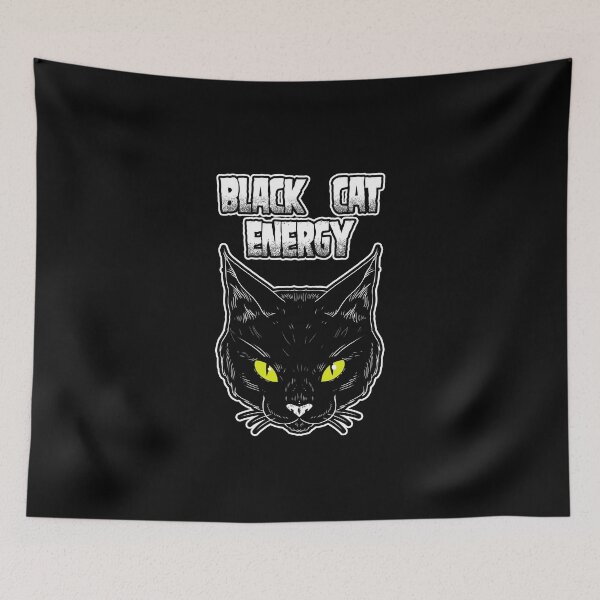 Item preview, black cat witch yellow eyes designed and sold by Blck-Acid-Devil.