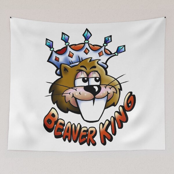 Item preview, Beaver King - Red Text designed and sold by beaverking69.