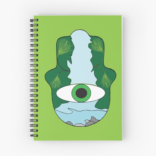Item preview, Waterfall Serenity Hamsa Art Print designed and sold by Madeline Binder Art & Design.