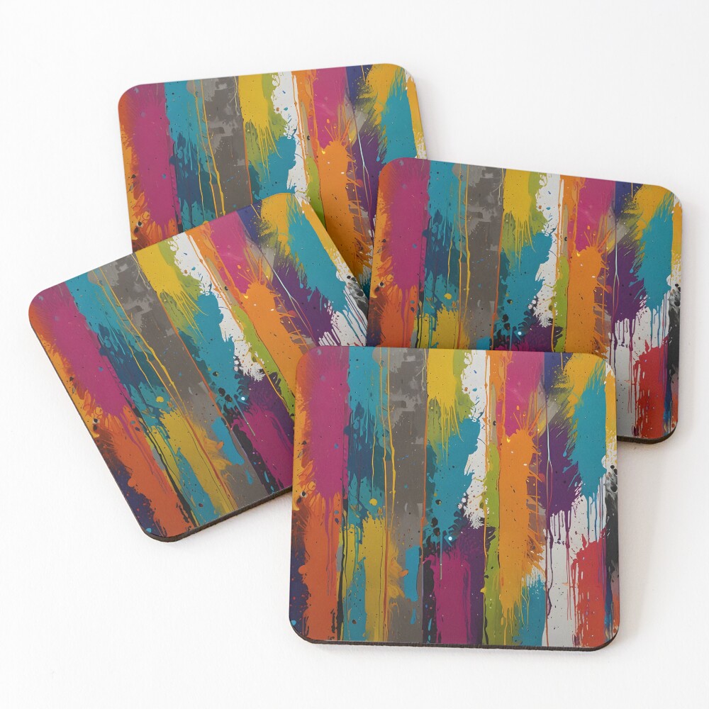 Aperçu de l'œuvre Dessous de verre (lot de 4) créée et vendue par TwoXDesign.