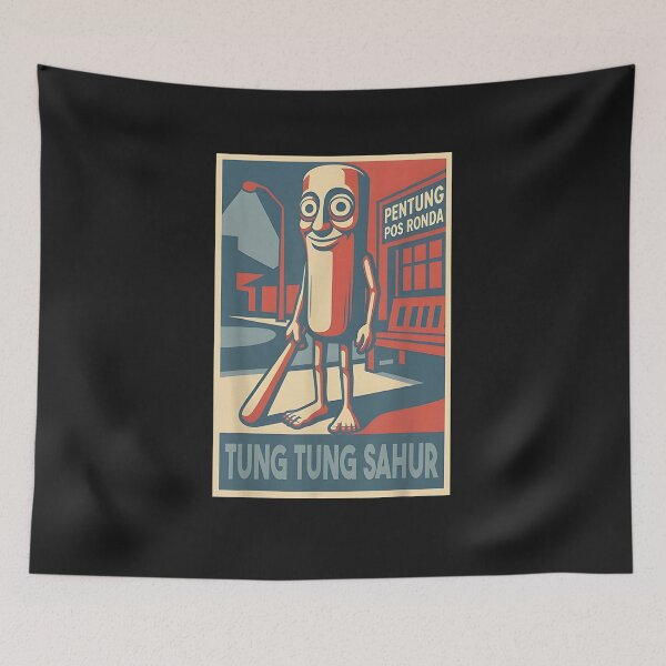 Item preview, Vintage Funny Shirt Meme Brainrot Tung Tung Tung Sahur  designed and sold by sarzerdesigns.