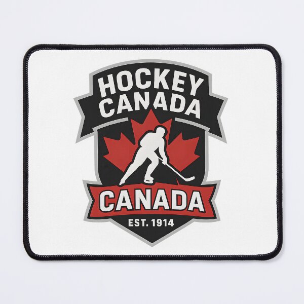 Item preview, Hockey Canada EST. 1914 Black Shield Sticker – Vintage Hockey Heritage designed and sold by WAUZ.