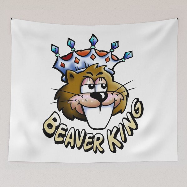 Item preview, Beaver King - White Text designed and sold by beaverking69.