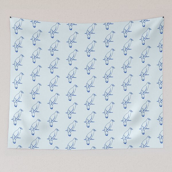 Item preview, Bird raven dove sitting cable hawk eagle birdie designed and sold by shirt-o-mat.