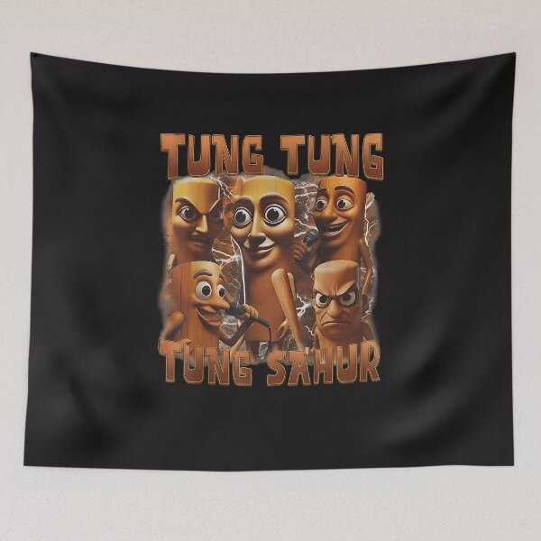 Item preview, Tung Tung Tung Sahur Italian Brainrot Meme designed and sold by sarzerdesigns.