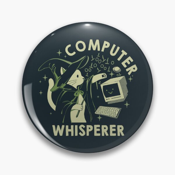 Item preview, Computer Whisperer Funny Cat by Tobe Fonseca designed and sold by Tobe Fonseca®.