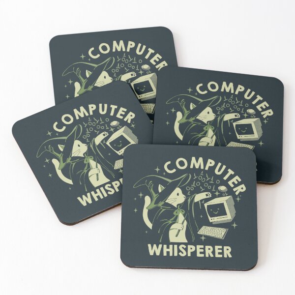 Item preview, Computer Whisperer Funny Cat by Tobe Fonseca designed and sold by Tobe Fonseca®.