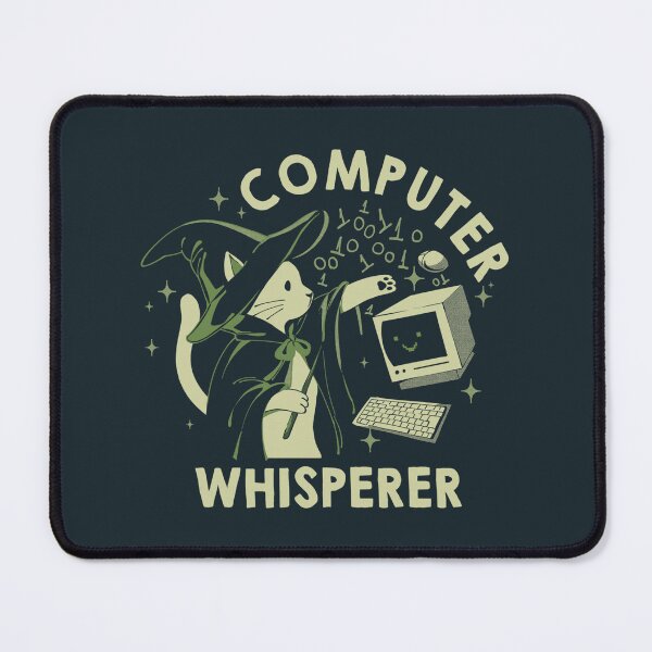 Item preview, Computer Whisperer Funny Cat by Tobe Fonseca designed and sold by Tobe Fonseca®.