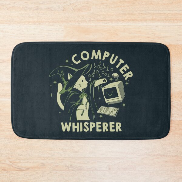 Item preview, Computer Whisperer Funny Cat by Tobe Fonseca designed and sold by Tobe Fonseca®.