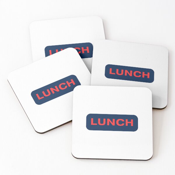 Item preview, LUNCH Sticker, Billie E T-Shirt designed and sold by Bits & Bops Boutique.