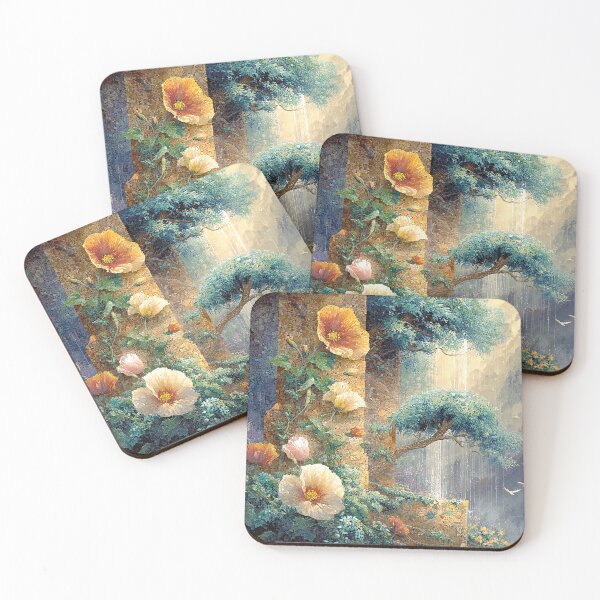 Item preview, The Verdant Cascade Sanctuary designed and sold by bloorose.