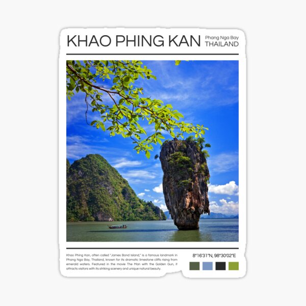 Item preview, Khao Phing Kan - Thailand - Photography designed and sold by StudioRedKoala.
