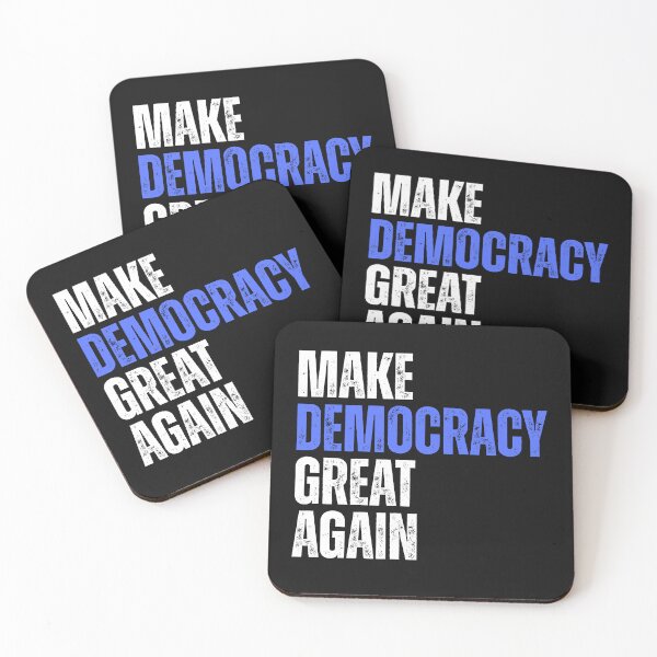 Item preview, Make Democracy Great Again Political Text Design designed and sold by EarthArtDesigns.
