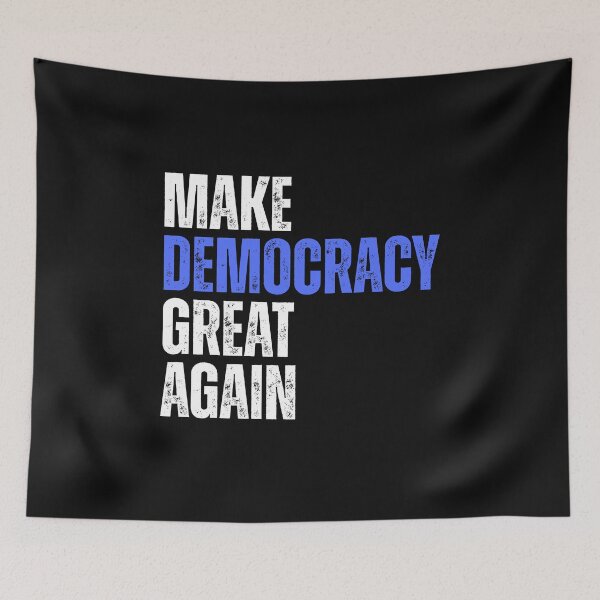 Item preview, Make Democracy Great Again Political Text Design designed and sold by EarthArtDesigns.