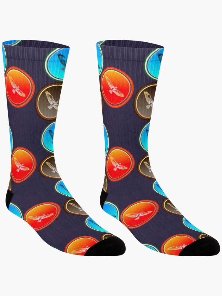 Thumbnail 3 of 5, Socks, Three Hawk Spring > Summer > Fall designed and sold by Tony Anderson Designs.