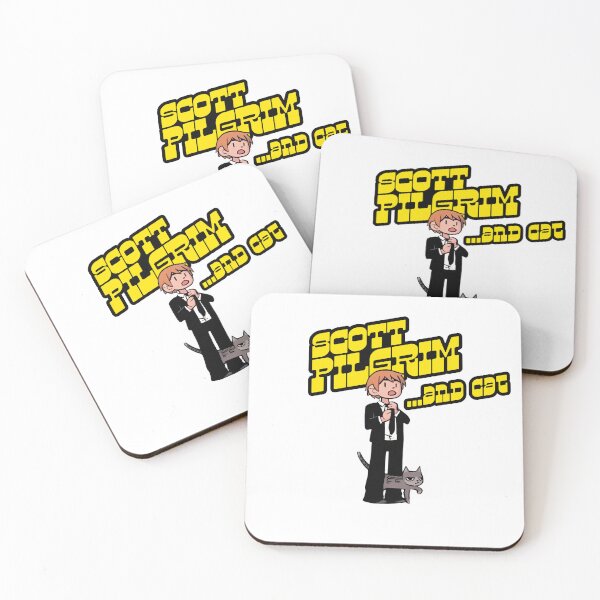 Item preview,  Scott Pilgrim vs the world cartoonish. Cat. Birthday party gifts. Officially licensed merch.  designed and sold by ScottyPills.