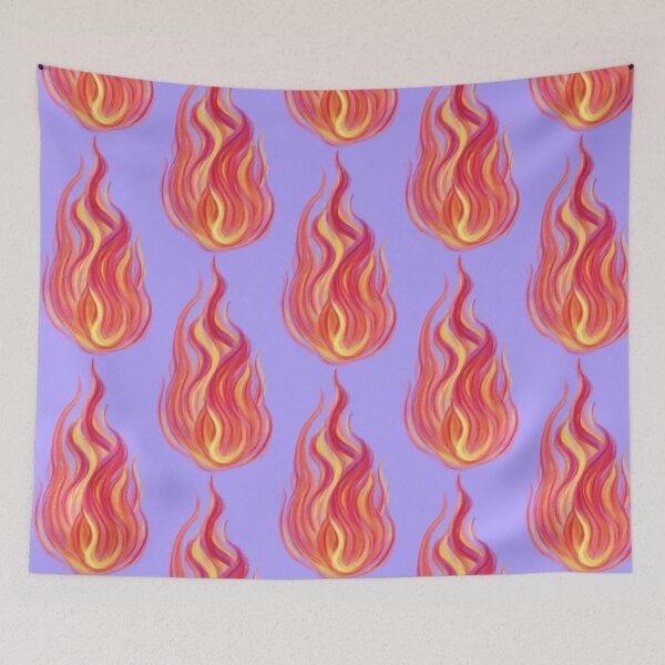 Item preview, Fire flames (Red, Pink, Orange, Yellow, Purple) designed and sold by Scarlet Swan.