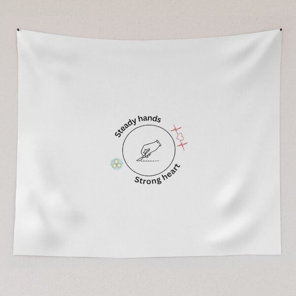 Item preview, Steady hands, Strong heart designed and sold by Monem-RASH.