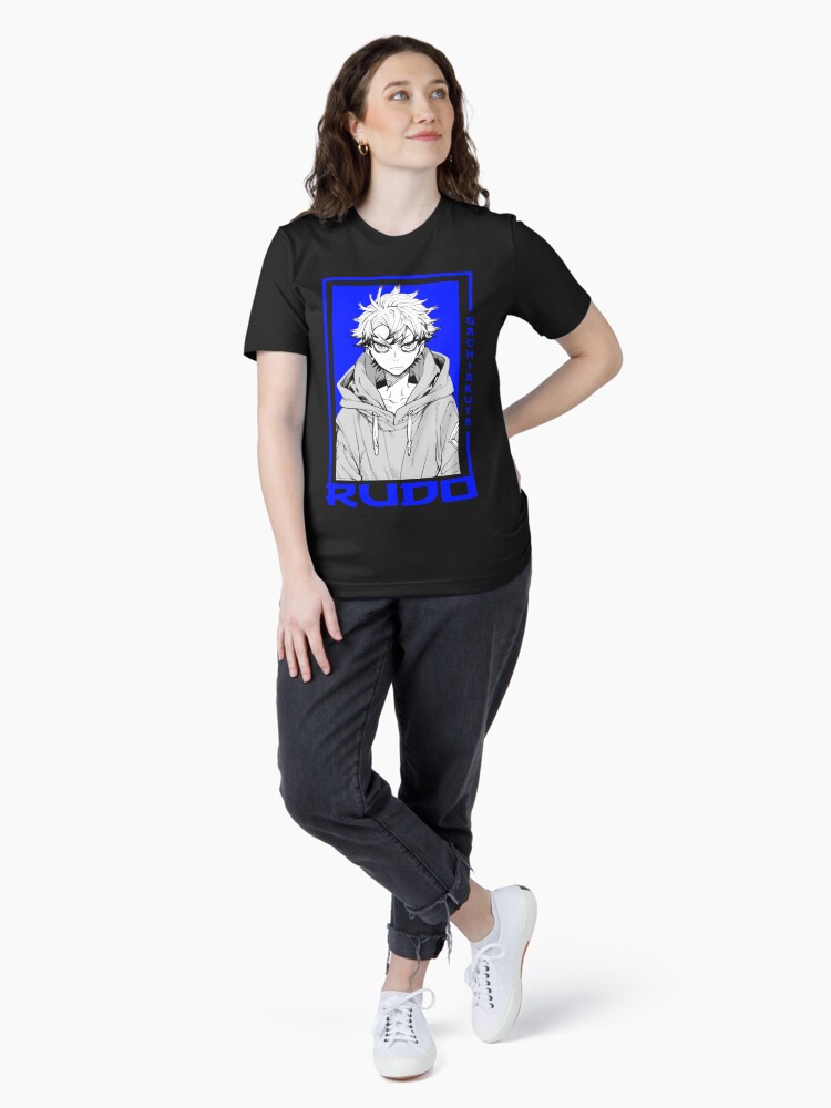 Anime T-Shirt Herren – Vintage Design Mit GACHI-AKUTA Print, Aus Weichem Polyester, Lässiges Oberteil Für Freizeit & Cosplay