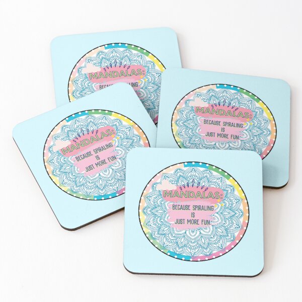 Item preview, Cita en espiral de humor sarcástico para adultos con mandalas zen designed and sold by Hanging On By A Staple.