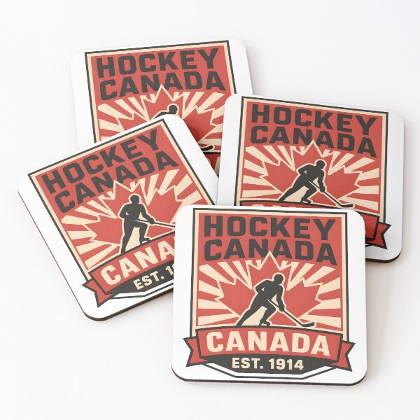 Item preview, Retro Propaganda Hockey Canada EST. 1914 Sticker – Vintage Hockey Pride designed and sold by WAUZ.