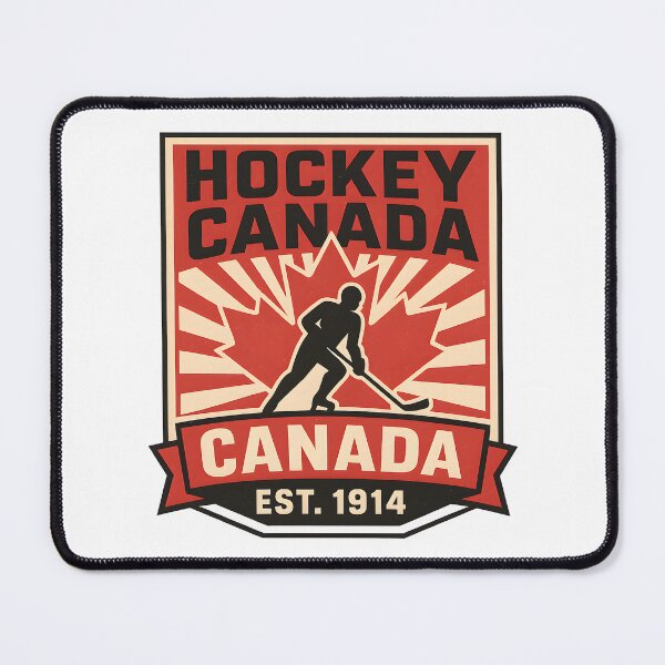 Item preview, Retro Propaganda Hockey Canada EST. 1914 Sticker – Vintage Hockey Pride designed and sold by WAUZ.