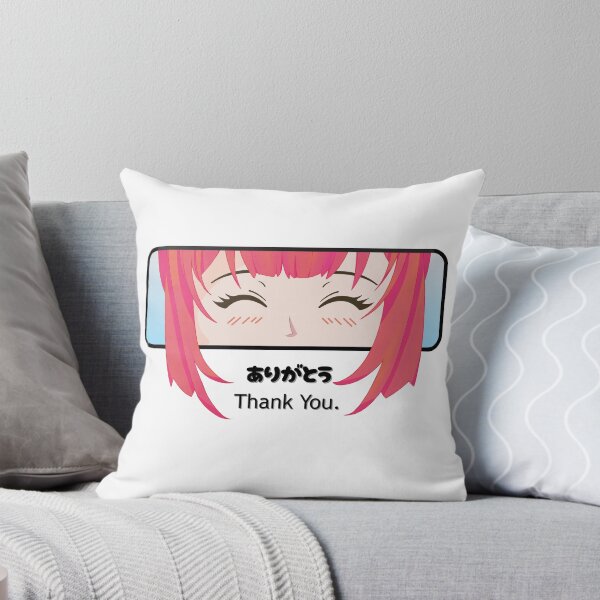 Item preview, Anime Girl Express Gratitude by Saying Thank You designed and sold by CassB-Factory.