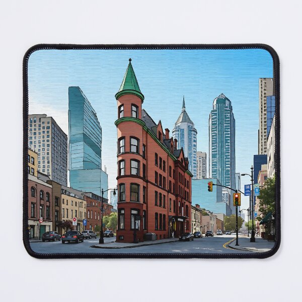 Item preview, Toronto Canada Gooderham Building Watercolor designed and sold by Magnolia Valley Art.