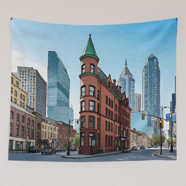 Item preview, Toronto Canada Gooderham Building Watercolor designed and sold by Magnolia Valley Art.