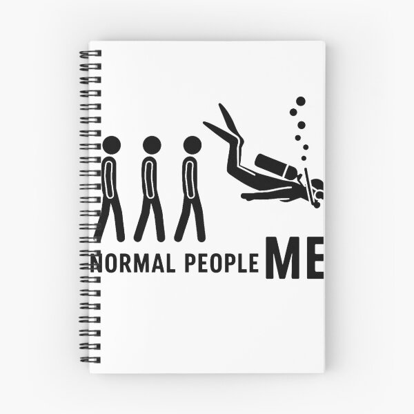 Item preview, Normal People vs Me the Scuba Diver designed and sold by Outlandishrob.