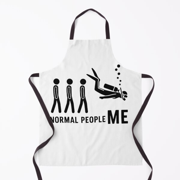Item preview, Normal People vs Me the Scuba Diver designed and sold by Outlandishrob.