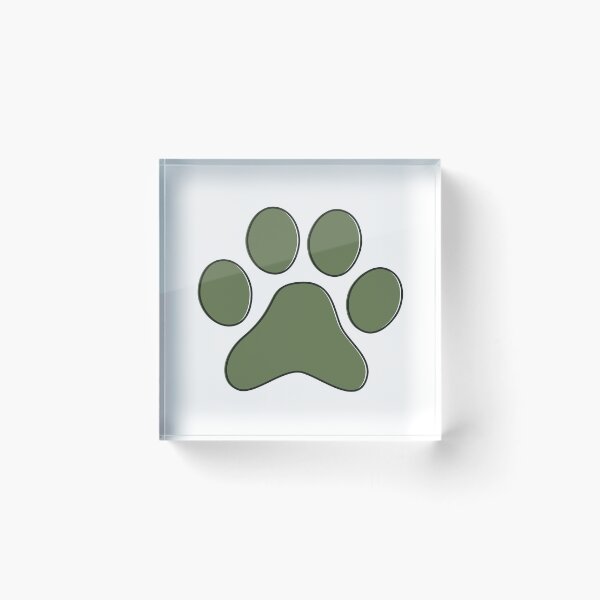 Item preview, Olive Drab Green Paw designed and sold by MoePark.