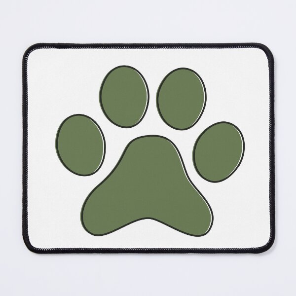 Item preview, Olive Drab Green Paw designed and sold by MoePark.